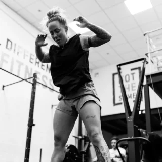 Client performing a jump exercise for strength and agility at TEAM NTS